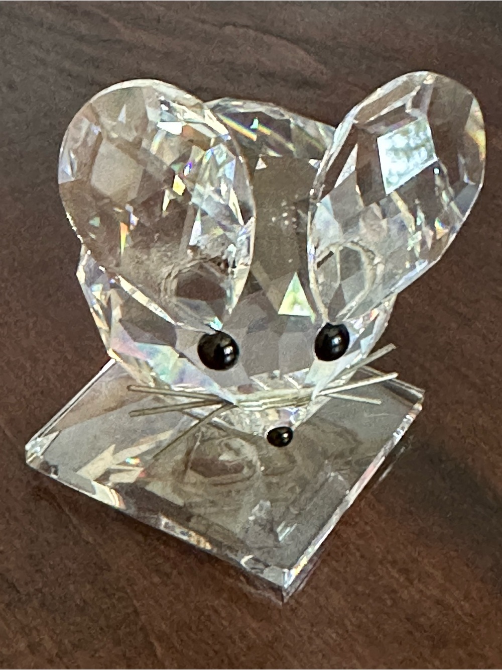 Swarovski Crystal Mouse **Missing Tail**